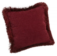 Brentwood Trieste 18-by-18-Inch Fringe Chenille Pillow, Mulberry Brentwood Trieste 18-by-18-Inch Fringe Chenille Pillow, Mulberry