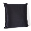 A light, linear stitch motif on classic navy silk breathes sweet dreams into this HUGO BOSS decorative silk pillow.