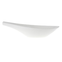 Flow is a true test of technology, and Villeroy & Boch proves yet again that it is masterful at it. Perhaps the most challenging of this collection is the conjoined Two-in-One dinner-salad conceptthe two sensual shapesseamlessly flowing together as a single unit. Its a bold concept and an option among the series, which also offers dinner and salad separately. Flat plates resemble the shape of a droplet; bowls also are organically inspired; cups have a distinctive personality with handles that flow from the rim intothe formation of a grip. Flow is a true test of technology, and Villeroy & Boch proves yet again that it is masterful at it. Perhaps the most challenging of this collection is the conjoined Two-in-One dinner-salad conceptthe two sensual shapesseamlessly flowing together as a single unit. Its a bold concept and an option among the series, which also offers dinner and salad separately. Flat plates resemble the shape of a droplet; bowls also are organically inspired; cups have a distinctive personality with handles that flow from the rim intothe formation of a grip.