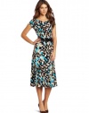 Jessica Howard Women's Belted Jersey Dress