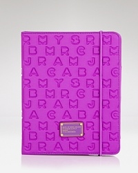 Book mark it. MARC BY MARC JACOBS puts its signature quirky cute spin on the essential iPad cover, splashed in the brand's logo. Book mark it. MARC BY MARC JACOBS puts its signature quirky cute spin on the essential iPad cover, splashed in the brand's logo.