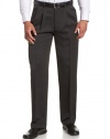 Perry Ellis Men's Double Pleated Micro-Melange