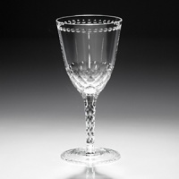 Helena is a very stylish design inspired by an original glass from 1780. The classic bowl is delicately cut around the rim, with beautifully rich facet cuts around the lower part of the bowl and the stem. Helena is a very stylish design inspired by an original glass from 1780. The classic bowl is delicately cut around the rim, with beautifully rich facet cuts around the lower part of the bowl and the stem.