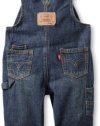 Levi's Baby-Boys Infant Denim Overall, Premium Dark, 18 Months