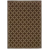Granville Rugs Coastal Indoor/Outdoor Area Rug, Ivory/Blue/Brown, 6' 7 x 9' 6