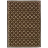 Granville Rugs Coastal Indoor/Outdoor Area Rug, Ivory/Blue/Brown, 6' 7 x 9' 6