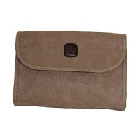 Part of Bric's new Life collection, this chic toiletry kit in weather resistant micro suede features a spill-proof plastic lining, caramel-colored leather detailing, multiple storage compartments and easy fold-up and snap design. Part of Bric's new Life collection, this chic toiletry kit in weather resistant micro suede features a spill-proof plastic lining, caramel-colored leather detailing, multiple storage compartments and easy fold-up and snap design.