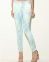 GUESS Brittney Ankle Skinny Tie-Dye Jeans, YELLOW RAVE WASH (24)
