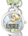 Disney Kids' TK2015 Tinkerbell Digital Dial Heart Link Bracelet Watch