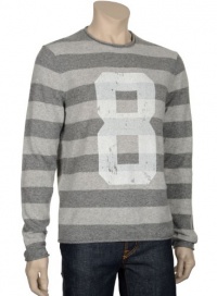 Michael Kors Striped Cashmere Crewneck Sweater Medium M Mens Euro 50