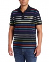 Nautica Men's Rainbow Stripe Polo