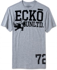 Show off what a stylish animal you are in this Ecko Unltd graphic tee. Show off what a stylish animal you are in this Ecko Unltd graphic tee.