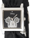 Disney Unisex MK1030 Mickey Mouse Black Strap with Icon Charm Watch