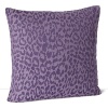 A modern, abstract spin on animal print from DIANE von FURSTENBERG, spots are embroidered in a matching hue to create texture and a subtle sheen on this decorative pillow.