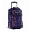 JanSport Wheeled Superbreak Backpack (Black/Prism Purple Flashback Zebra)