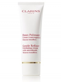 Eliminates dead cells with combination of exfoliating and refining microbeads. Exfoliating beads lift impurities; refining beads tighten pores and smooth skin texture. Allergy tested. 1.7 oz. 