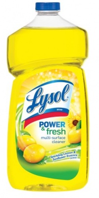 Lysol Multi-surface Cleaner Pourable, Sparkling Lemon & Sunflower Essence, 40 Ounce (Pack of 3) Lysol Multi-surface Cleaner Pourable, Sparkling Lemon & Sunflower Essence, 40 Ounce (Pack of 3)
