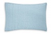 Donna Karan Essentials Puckered Stitch Quilted King Pillow Sham Sea