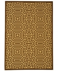 Revamp your patio with the graphic chic of Safavieh's Courtyard rug. Designed for both indoor and outdoor environments, this high-style rug transforms any space into the life of the party. (Clearance) Revamp your patio with the graphic chic of Safavieh's Courtyard rug. Designed for both indoor and outdoor environments, this high-style rug transforms any space into the life of the party. (Clearance)