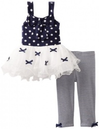 Bonnie Jean Girls 2-6X Ballerina Legging Set, Blue, 4T Bonnie Jean Girls 2-6X Ballerina Legging Set, Blue, 4T