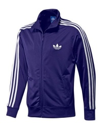 Adidas Originals Men's Firebird Track Jacket Coat - Purple Adidas Originals Men's Firebird Track Jacket Coat - Purple