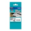 Brother Laminated Flexible ID Black on White 1 Inch Tape - Retail Packaging (TZeFX251) - Retail Packaging