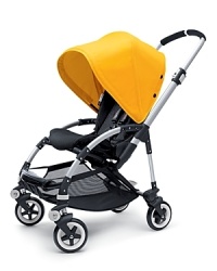 The Bugaboo Bee is the compact yet complete Bugaboo stroller made for life on the fly. The Bugaboo Bee has a compact, nimble, one-piece foldable design that accommodates your child from infant to toddler. Run an errand. Jump in a cab. Go buzz around. The Bugaboo Bee is the compact yet complete Bugaboo stroller made for life on the fly. The Bugaboo Bee has a compact, nimble, one-piece foldable design that accommodates your child from infant to toddler. Run an errand. Jump in a cab. Go buzz around.