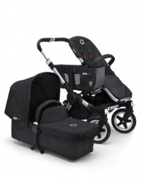 Bugaboo Donkey Tailored Fabric Set, Black Bugaboo Donkey Tailored Fabric Set, Black