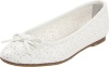 Nina Blossom Ballet Flat (Little Kid/Big Kid),White,3 M US Little Kid