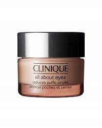 Diminishes the appearance of eye puffs, darkness, fine lines. Lightweight, non-creep, cream/gel formula actually helps hold eye makeup in place. For use morning and night, under eyes and on the lids.