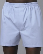EXCLUSIVELY OURS. Soft, mercerized cotton with a full, comfortable fit. Elastic waistband Machine wash Imported