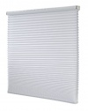 Redi Shade Z00C2001400 Simple Fit Made to Width Custom Cordless Honeycomb Cellular Shades, 20 -Inch by 72-Inch, Snow Light Filtering