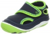 Stride Rite SRT SM Crash Sandal (Infant/Toddler),Navy/Ultra Green,4.5 M US Toddler