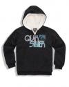 Quiksilver Boys 8-20 Carter Hoodie, Black, Medium