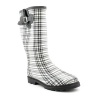 Dirty Laundry Women's Raindrop Jacket Plaid Knee-High Boot