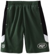 NFL New York Jets 8-20 Boys Kick Off Mesh Short (Hunter, Medium)