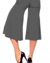 Loose Slouch Style Gaucho Design Yoga Running Exercise Lounge Capri Gym Pants