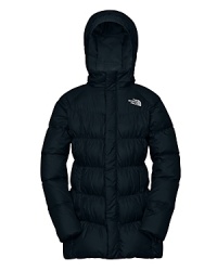 Featuring sleek styling and toasty down fill, this rugged North Face® parka takes her through the winter in trend-right style. Featuring sleek styling and toasty down fill, this rugged North Face® parka takes her through the winter in trend-right style.