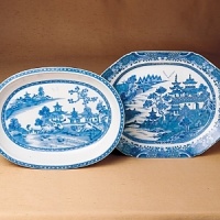 The most fashionable tables in the early American Republic were set with blue and white Canton ware, so called for the great Chinese trading port from which it came. Chinese blue and white porcelain was in demand well into the 19th century and has been part of the heritage of many American families. Blue Canton from Mottahedeh faithfully recaptures this centuries-old tradition and style. The most fashionable tables in the early American Republic were set with blue and white Canton ware, so called for the great Chinese trading port from which it came. Chinese blue and white porcelain was in demand well into the 19th century and has been part of the heritage of many American families. Blue Canton from Mottahedeh faithfully recaptures this centuries-old tradition and style.