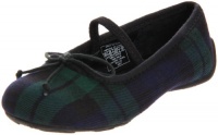 Polo by Ralph Lauren Allie Ballet Flat (Toddler/Little Kid/Big Kid),Blackwatch Plaid,4 M US Toddler