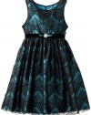 Bloome Girls 7-16 Lace Special Occasion Dress, Turq, 12
