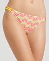 Hello sunshine! This MARC BY MARC JACOBS bikini combines a geometric toucan print with a cheerful palette that's perfect for pool parties and backyard barbecques.