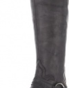 Steve Madden Women's Judgemnt Knee-High Boot,Black Leather,9 M US