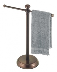 InterDesign York Metal Arm Towel Holder, Bronze InterDesign York Metal Arm Towel Holder, Bronze