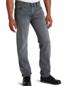 7 For All Mankind Men's Slimmy Slim Straight Leg Jean In Pebbled Cloud, 32