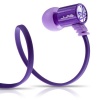 JBuds J4 Rugged Metal In-Ear Earbuds Style Headphones with Travel Case (Purple)