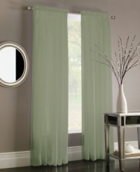 The Preston window panels are made of flowing crushed voile and offered in an array of gorgeous colors that make for a graceful presentation in any room. Coordinate with your favorite ascot or waterfall valance and a layer of patterned panels for a completely new window's view. The Preston window panels are made of flowing crushed voile and offered in an array of gorgeous colors that make for a graceful presentation in any room. Coordinate with your favorite ascot or waterfall valance and a layer of patterned panels for a completely new window's view.