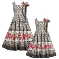 Size-5 BNJ-7687R BLACK WHITE PINK FLORAL BORDER LACE PRINT FIT-N-FLARE Special Occasion Wedding Flower Girl Easter Party Dress,R37687 Bonnie Jean LITTLE GIRLS Size-5 BNJ-7687R BLACK WHITE PINK FLORAL BORDER LACE PRINT FIT-N-FLARE Special Occasion Wedding Flower Girl Easter Party Dress,R37687 Bonnie Jean LITTLE GIRLS