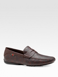 Moccasin in guccissima leather. Rubber sole Made in Italy Please note: For best fit please size down one full size. Moccasin in guccissima leather. Rubber sole Made in Italy Please note: For best fit please size down one full size.