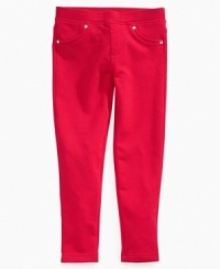Stretchy, stylish, straight leg jeans from So Jenni in the hottest color of the season. Stretchy, stylish, straight leg jeans from So Jenni in the hottest color of the season.
